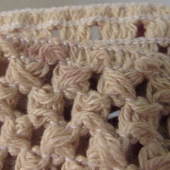 Women's Macrame Stretch Belt Long Fringes 72" Boho Chic One Size Hippie 70's - Picture 5 of 5